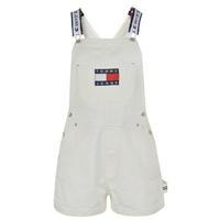TOMMY JEANS Denim Dungaree Shorts