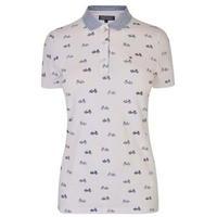 tommy hilfiger sofia printed polo shirt