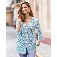 Together Tile Print Blouse