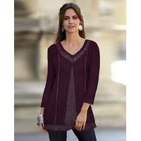 Together Lace Trim Tunic