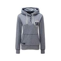 Tog24 Orford Womens Button Neck Hoodie