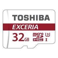 toshiba 32gb exceria m302 microsd card with adaptor class 10 4k 90mbs