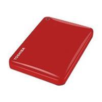 toshiba 1tb canvio connect ii usb 30 25 portable hard drive red