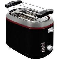 Toaster with home baking attachment, with manual temperature settings TKG Team Kalorik TKG TO 1020 BR Red/black