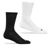 tour performance crew socks 2 pair pack black