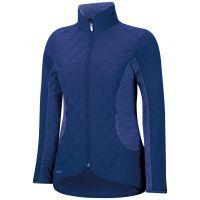 Tour Mixed Media Padded Jacket - Bold Blue