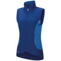 Tour Mixed Media Ladies Padded Vest - Bold Blue