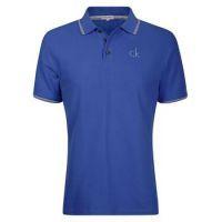 tour golf polo shirt blue