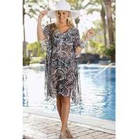 together silver sands kaftan