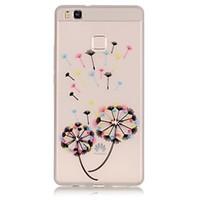 TPU material Colorful Dandelions Trees Pattern Luminous Phone Case for Huawei P9Lite/P9/P8Lite/Honor 5X