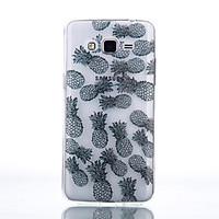 TPU Material Black Pineapple Pattern Cellphone Case for Samsung Galaxy J710/J510/J5/J310/G530/G360