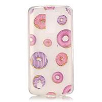 TPU IMD Material Donuts Pattern Painted Relief Phone Case for LG K10/K8/K7/K4