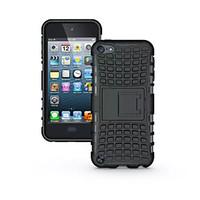 tpu pc hybrid rugged rubber armor stand hard cover cases for ipod touc ...