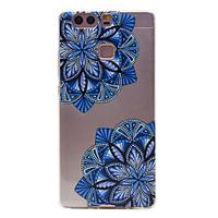 TPU Material Diagonal Flower Pattern Slim Phone Case for Huawei P9 Lite/P9