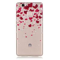 tpu imd material love pattern slim phone case for huawei p9 litep9p8 l ...