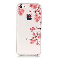 TPU Material IMD Technology Maple Leaf Pattern Painted Relief Phone Case for iPhone 6s Plus / 6 Plus/SE / 5s / 5/5C