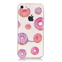 TPU Material IMD Technology Donuts Pattern Painted Relief Phone Case for iPhone 6s Plus / 6 Plus/SE / 5s / 5/5C