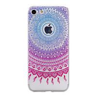 TPU Material Blue Sunflower Pattern Stained Phone Case for iPhone 7Plus 7 6sPlus 6 Plus 6s 6 SE 5s 5