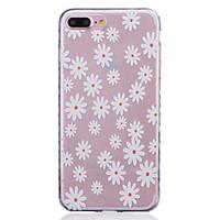 TPU Daisy Flower Pattern Phone Case for iPhone 7 Plus/7/6s Plus / 6 Plus/6S/6/SE / 5s/5/5C