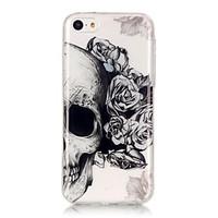 TPU Material IMD Technology Skull Pattern Painted Relief Phone Case for iPhone 6s Plus / 6 Plus/SE / 5s / 5/5C