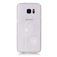 tpu material dandelion pattern painted relief phone case for samsung g ...