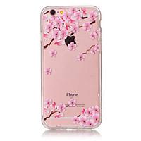 TPU Material Plum Flower Pattern Painted Relief Phone Case for iPhone 6s Plus / 6 Plus/6S/6/SE / 5s / 5
