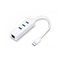 TP-LINK UE330 USB 3.0 (3.1 Gen 1) Type-A 1000Mbit/s White interface hub