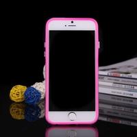 TPU+PC Protective Bumper Frame Shell Case for Apple iPhone 6 Plus Rose