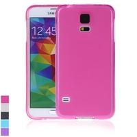 TPU Protective Back Case Cover Shell for Samsung Galaxy S5 i9600 Rose