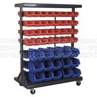 TPS94 Mobile Bin Storage System with 94 Bins