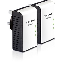 TP-Link TL-PA411KIT 500Mbps Mini Powerline Adapter - Twin Pack
