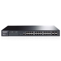 TP-Link JetStream TL-SG3424P 24-Port Gigabit L2 Managed PoE Switch with 4 Combo SFP Slots