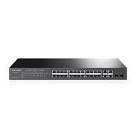 tp link 24 port 10100mbps 4 port gigabit smart poe switch