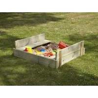 TP Wooden Lidded Sandpit