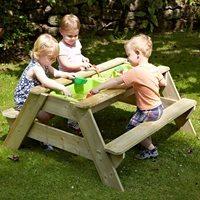 TP TOYS CHILDREN\'S DELUXE PICNIC TABLE AND SANDPIT