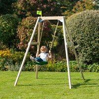 TP TOYS FOREST SINGLE WOODEN SWING SET