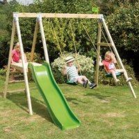 TP TOYS FOREST MULTIPLAY SWINGS AND SLIDE SET
