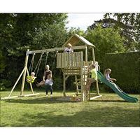 TP Toys Kingswood Tower Set with Crazywavy Slide and Baby Seat