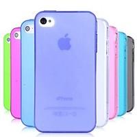 TPU Dust Proof Soft Case for iPhone 4/4S (Assorted Colors)