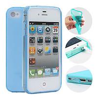 TPU Candy Color Protective Case for iPhone 4/4S(Assorted Colors)