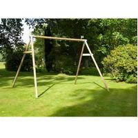 tp toys triple round wood swing frame