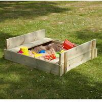 TP Toys Wooden Lidded Sandpit