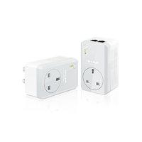 TP-LINK TL-PA4020PKIT AV600 Two-Port Powerline Adapter with AC Pass Through Starter Kit/Twin Pack