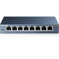 tp link tl sg108 8 port gigabit desktop switch steel case