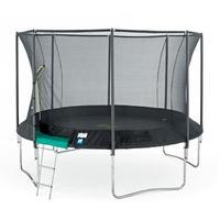 tp toys genius round and enclosure 12ft trampoline