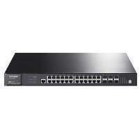 Tp-link Jetstream T3700g-28tq 28-port Gigabit Stackable L3 Managed Switch (black)