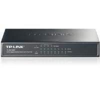 Tp-link Tl-sg1008p 8-port Gigabit Desktop Switch With 4-port Poe (black)