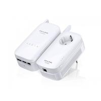 TP-LINK AV1200 1200Mbit/s Ethernet LAN Wi-Fi White 2pc(s) PowerLine Network Adapter UK Plug