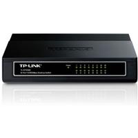 TP-LINK TL-SF1016D 16-Port Unmanaged 10/100Mbps Desktop Switch (Black)