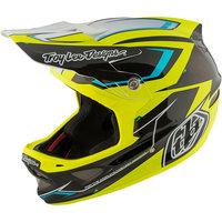 troy lee designs d3 composite cadence black yellow 2017